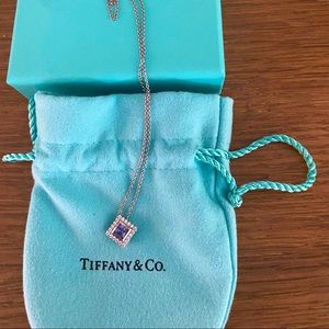 Tiffany& Co Tanzanite & Diamond Necklace